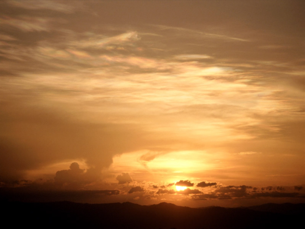 Clouded Sunset Ethiopia
